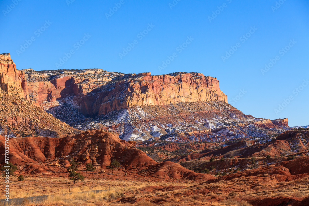 The canyons of Capitol Reef National Park, Utah
