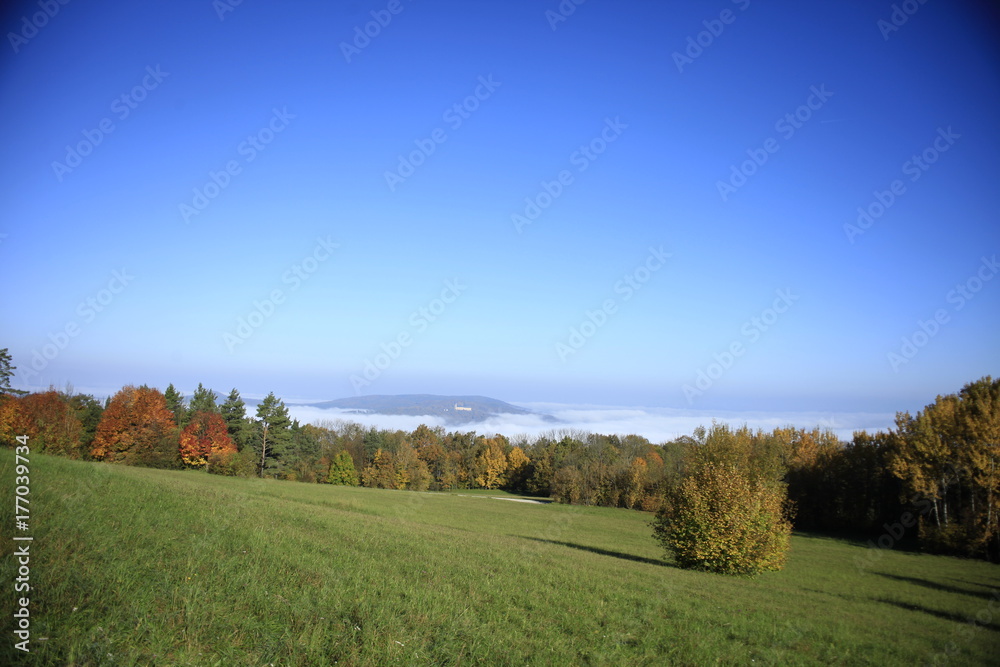 Fototapeta premium Castle in the clouds