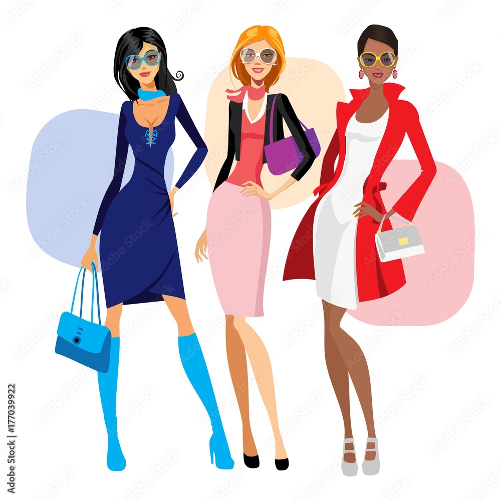 Ladies' dress. women and bags Ladies' dress. women and bags