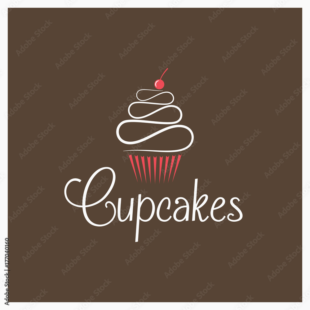 cupcake cream chocolate design background cupcake cream chocolate design background