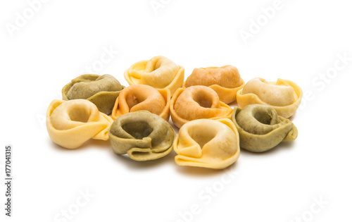 Tortellini isolated