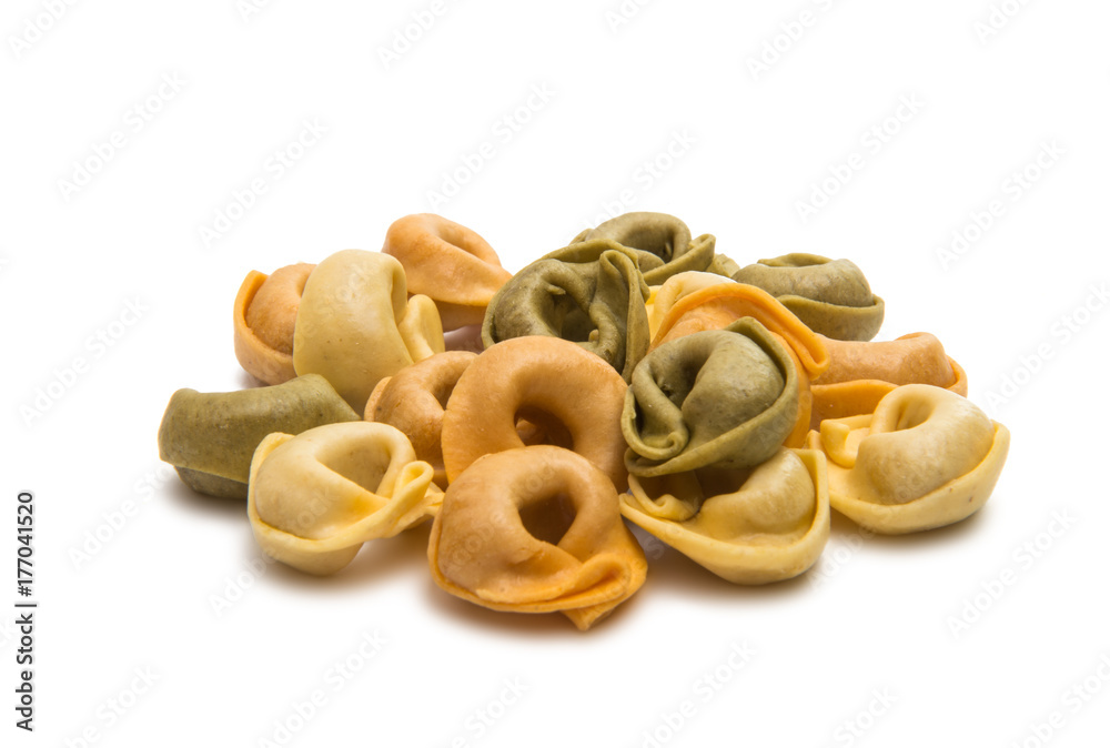 Tortellini isolated Tortellini isolated