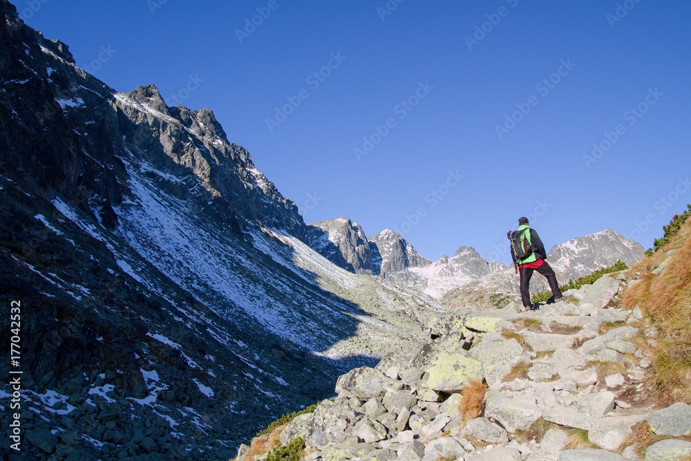 Hiking in the High Tatra National Park, Slovakia