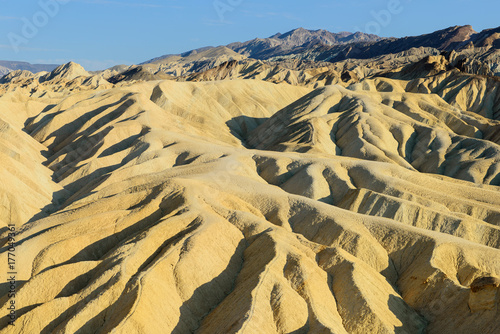 Sunset at Zabriskie Point (Death Valley National Park), California, USA photo