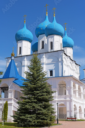 Vysotsky monastery in Serpukhov, Russia. Orthodox monastery photo