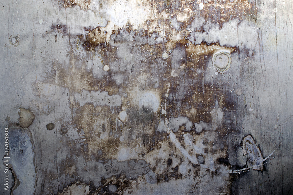 Scratched and Stained Metal Texture Background Stock Photo | Adobe Stock