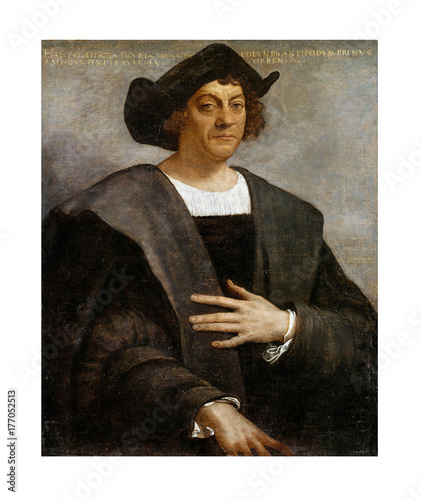 Portrait of Christopher Columbus photo