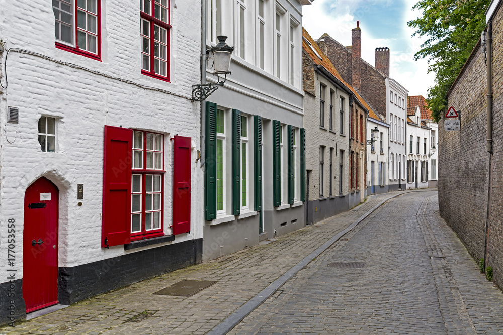 Street in Brugges, Belgium