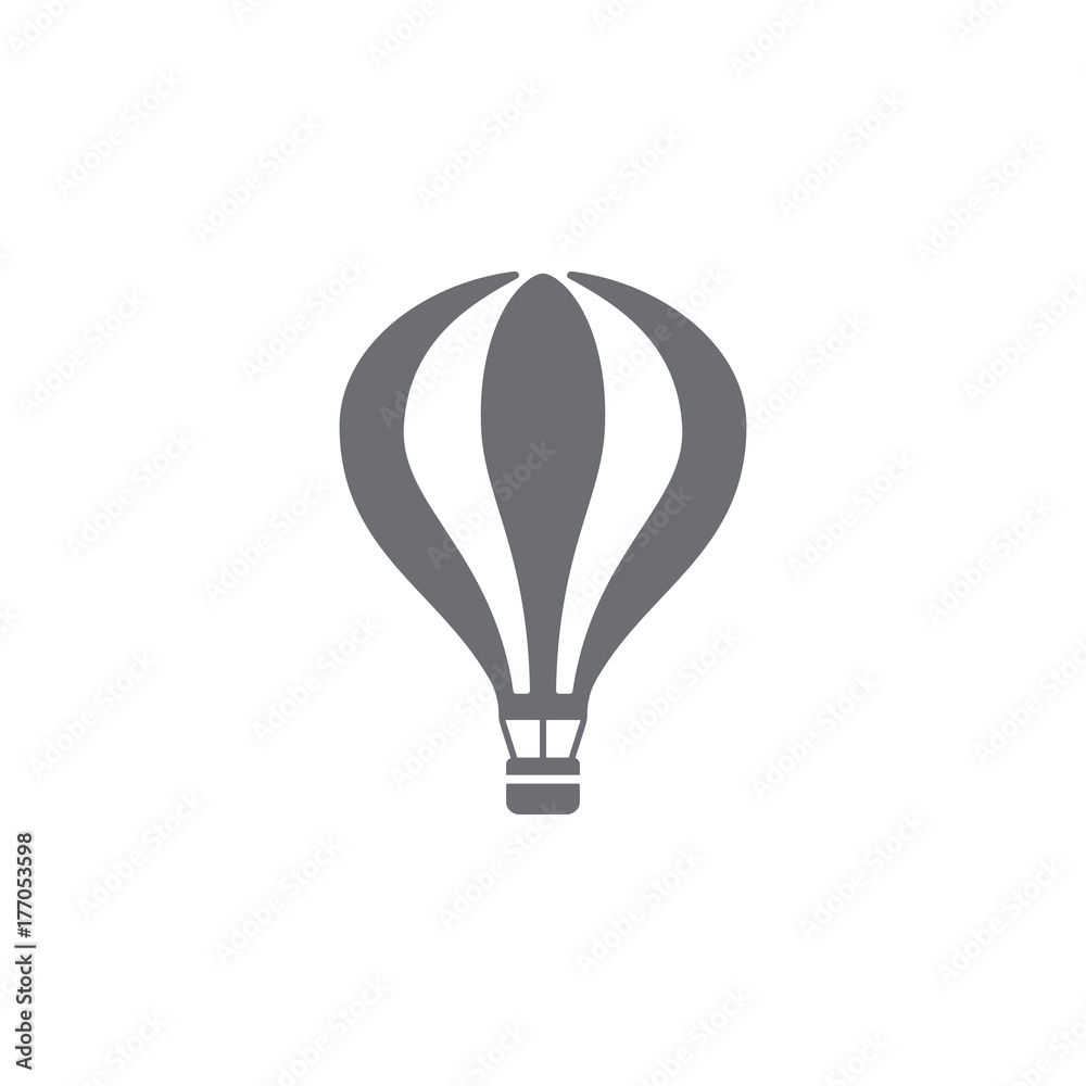 Hot air balloon icon. Simple Set of Transport Vector Line Icons. Hot air balloon icon. Simple Set of Transport Vector Line Icons.