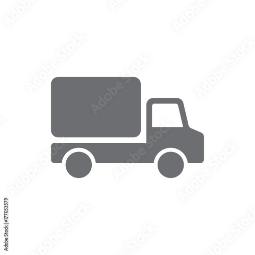 Truck icon. Simple Set of Transport Vector Line Icons.