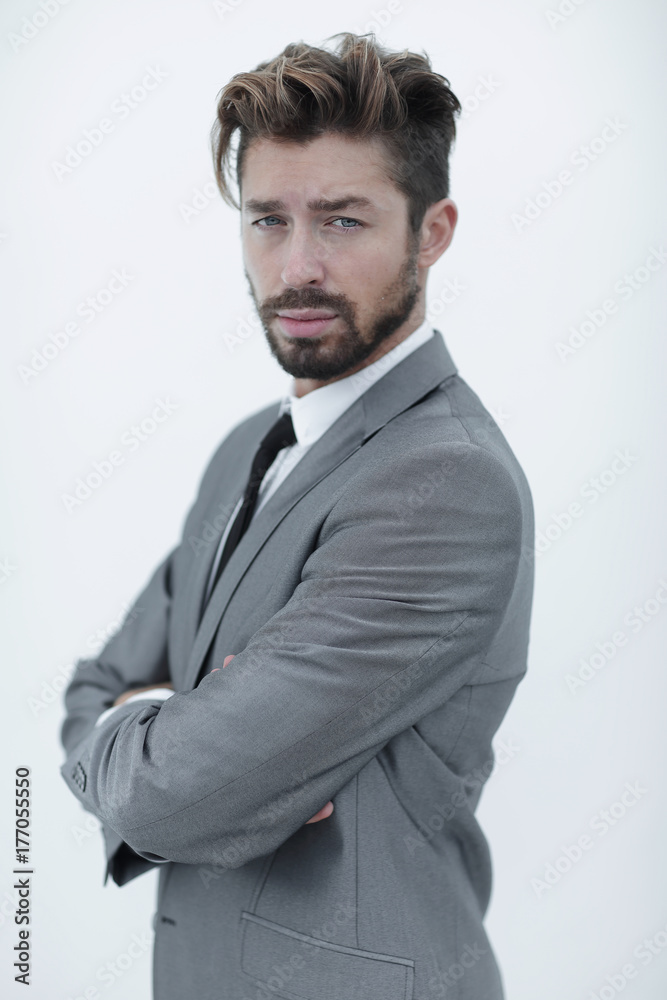 Portrait of a handsome man, isolated over a white background Portrait of a handsome man, isolated over a white background