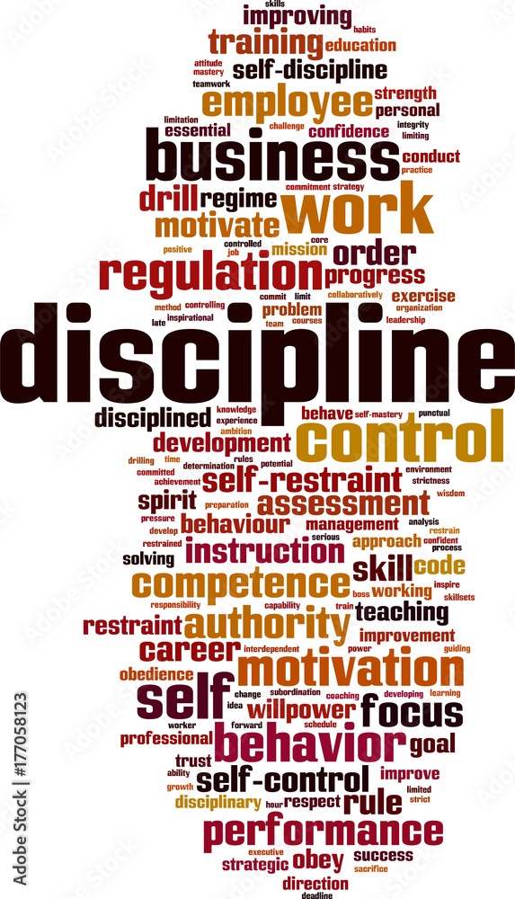 Discipline word cloud