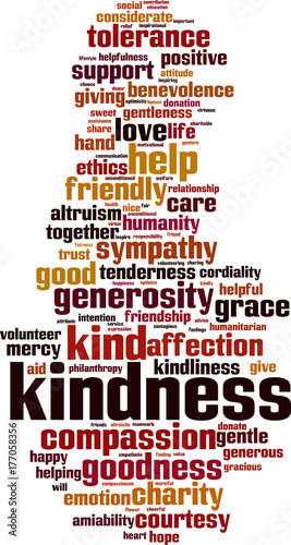 Kindness word cloud