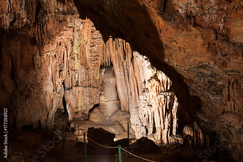 Scene from the amazing bulgarian cave Saeva Dupka 