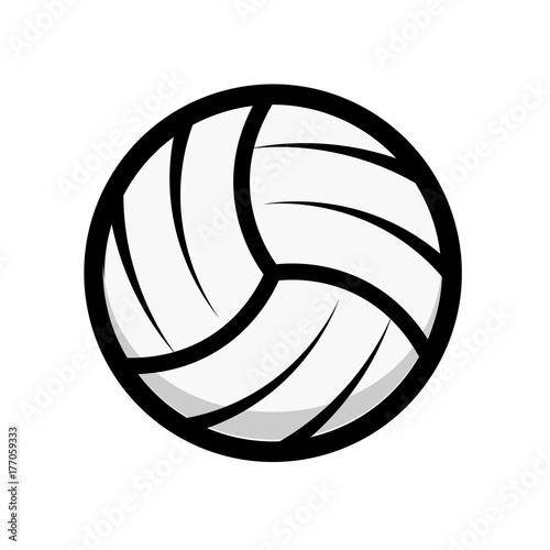 Volleyball, volley ball game, simple vector