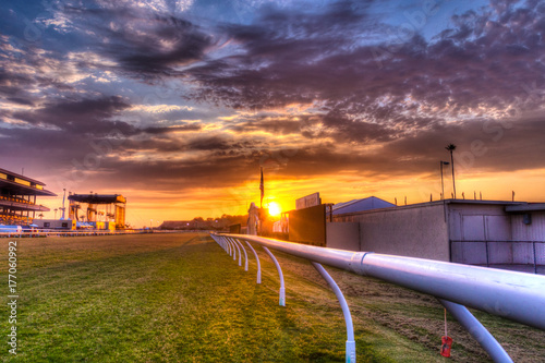 Racetrack Sunset