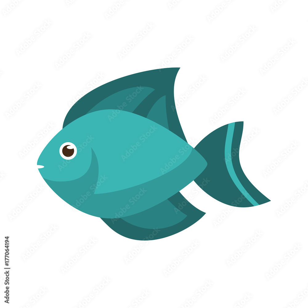 blue fish sideview icon image vector illustration design blue fish sideview icon image vector illustration design