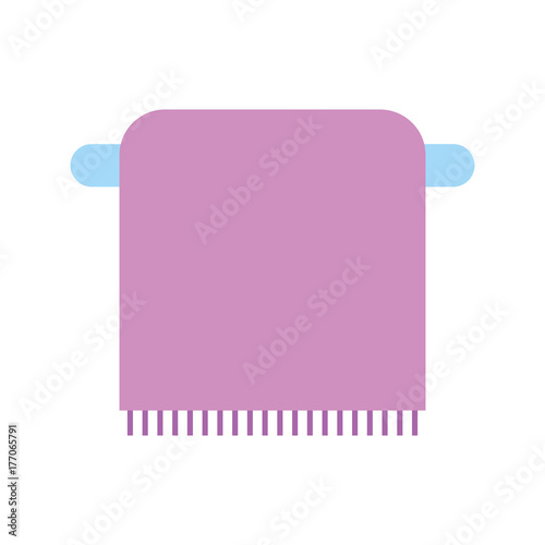 bathroom towel on the rack cotton hygiene