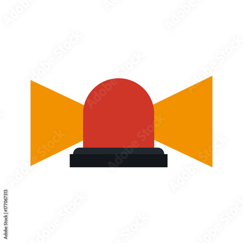 siren or beacon icon image vector illustration design 