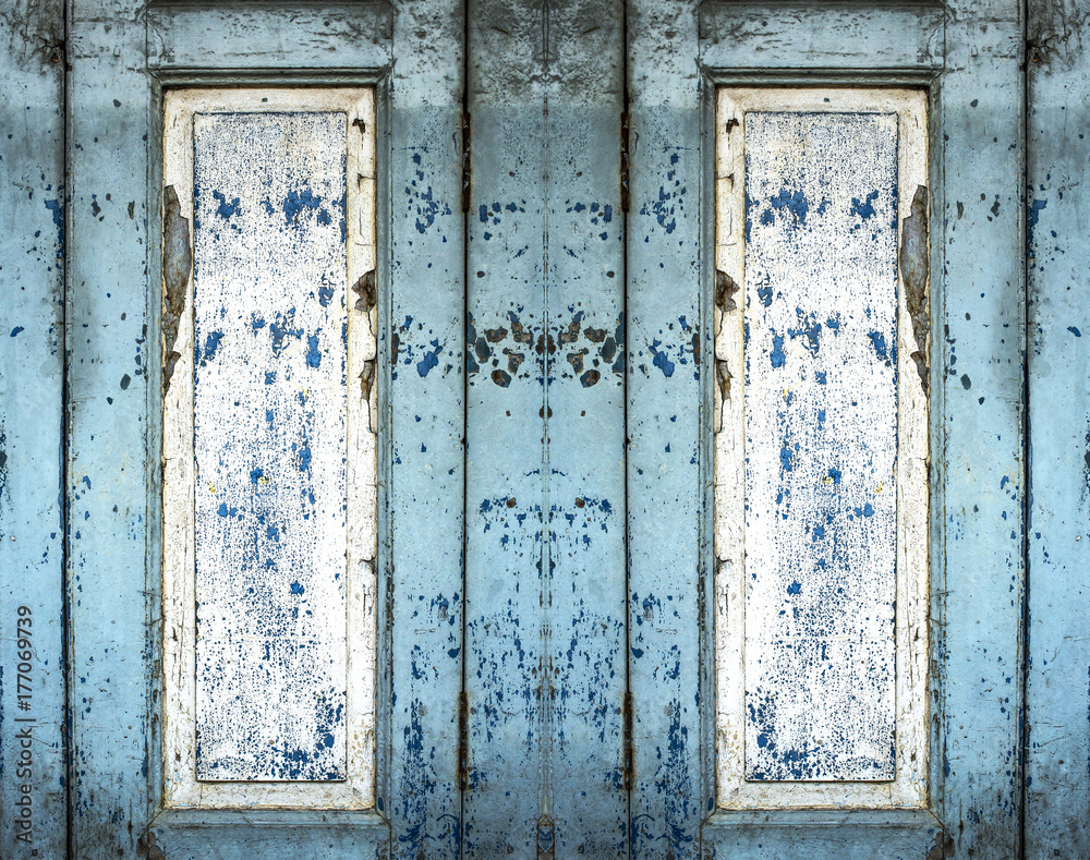 Naklejka premium Vintage wooden door, Thailand traditional style