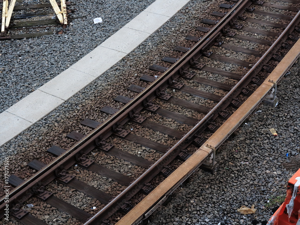 New York City Subway Tracks. From a depot in Queens. New York City Subway Tracks. From a depot in Queens.