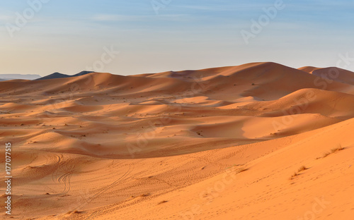 Erg Chebbi Sand dunes near Merzouga  Morocco