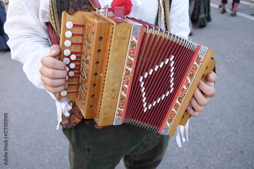 Obraz na plátně diatonic accordion