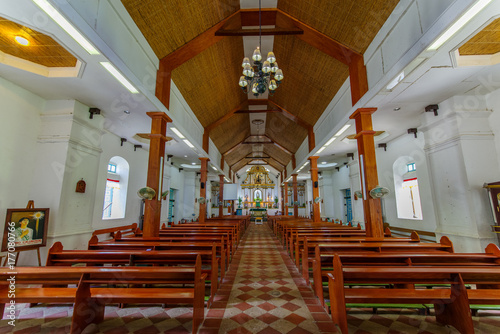 Sep 22  2017 inside of San Jose Borromeo Church  Batanes