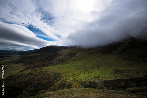 Landschaft der Puys in der Auvergne