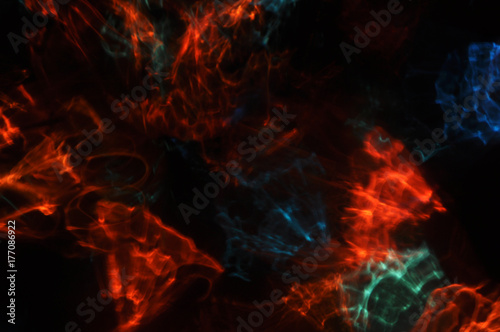 Abstract black and blue red orange dark marble background for graphic and web design © oceanrider