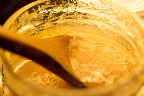 Raw organic royal jelly detail