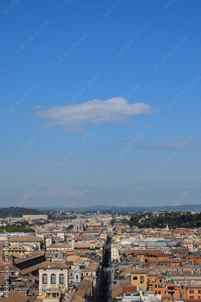 Rome from birds eye view