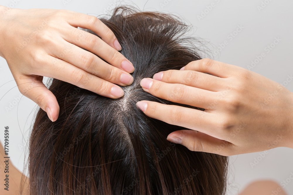 Fototapeta premium 頭皮ケア