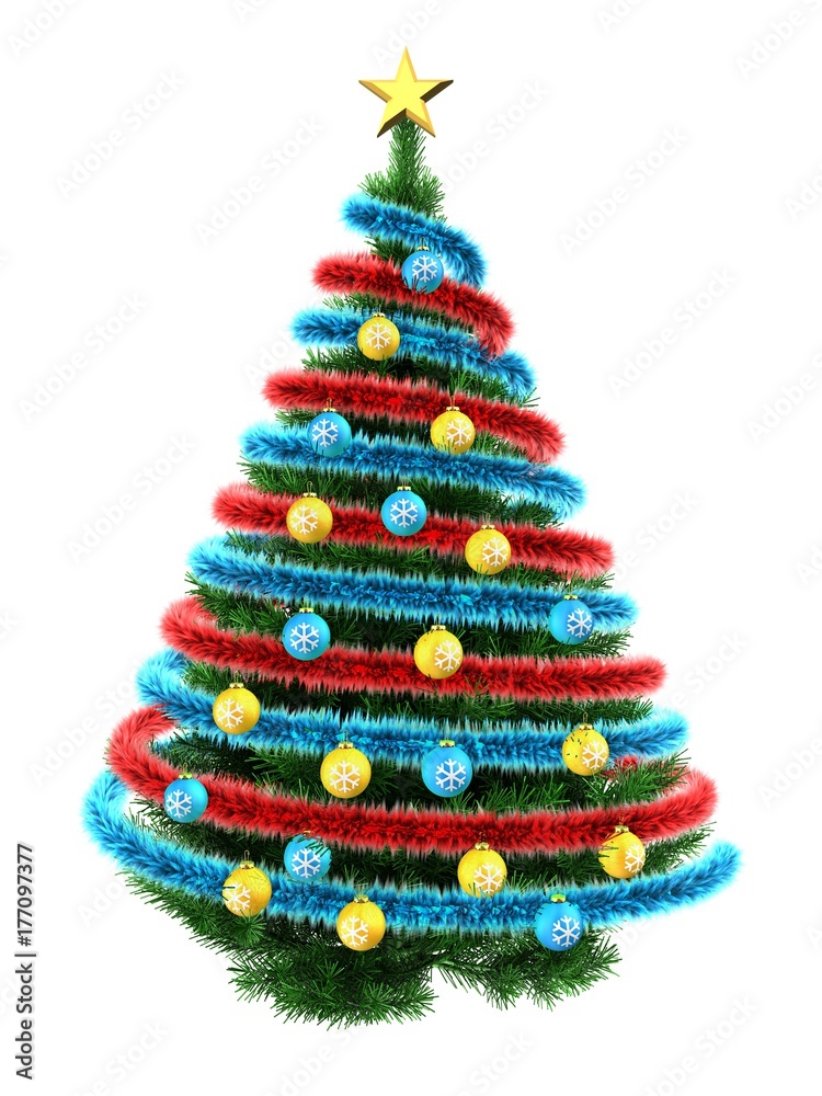 3d tinsel blue 3d tinsel blue