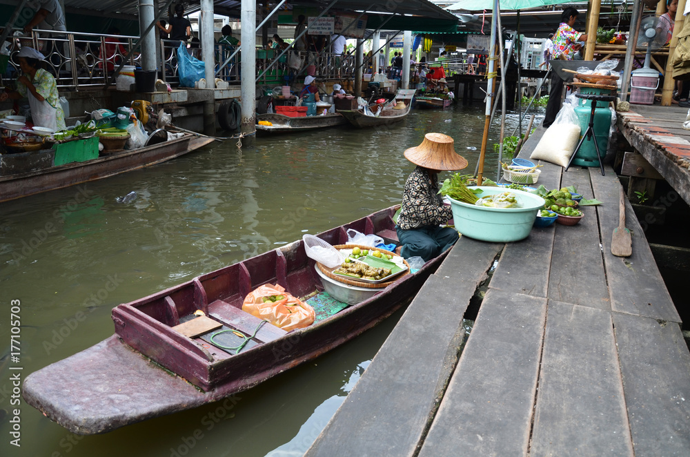 Obraz premium Floating Market