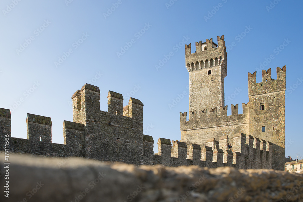 Castle of Sirmione - Lake Garda - Italy