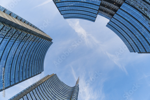 Skyscrapers in Milan  Italy