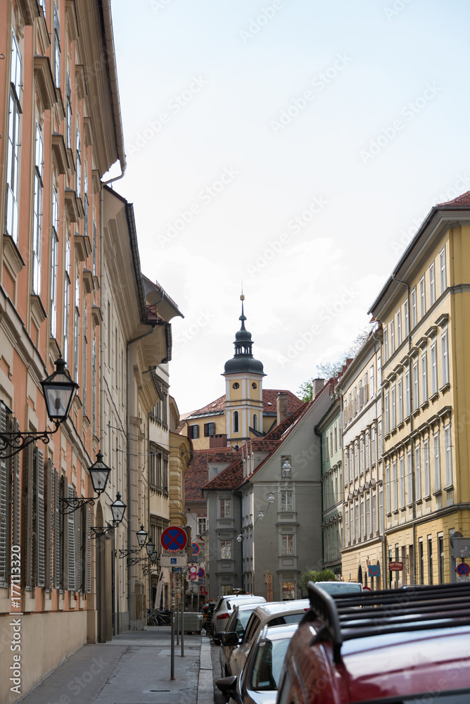 Fototapeta premium Visiting Graz, the capital city of Styria