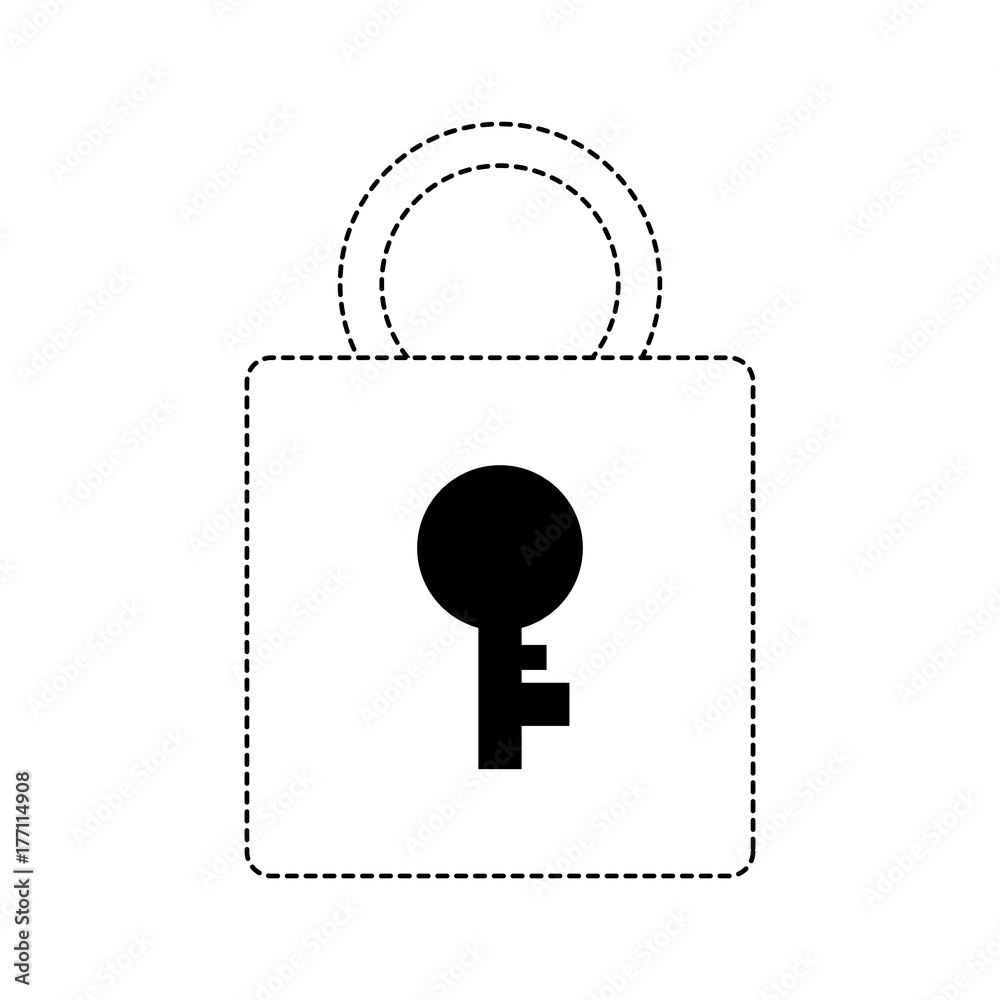 security padlock icon over white background vector illustration security padlock icon over white background vector illustration