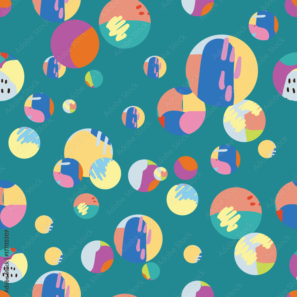 Hand drawn abstract seamless pattern Hand drawn abstract seamless pattern