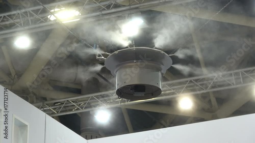 4K video footage of part of a complete high pressure humidification system with one or more humidification units