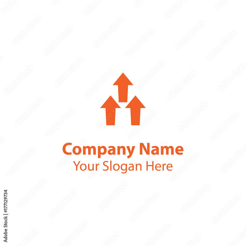 Circle arrow logo design Circle arrow logo design