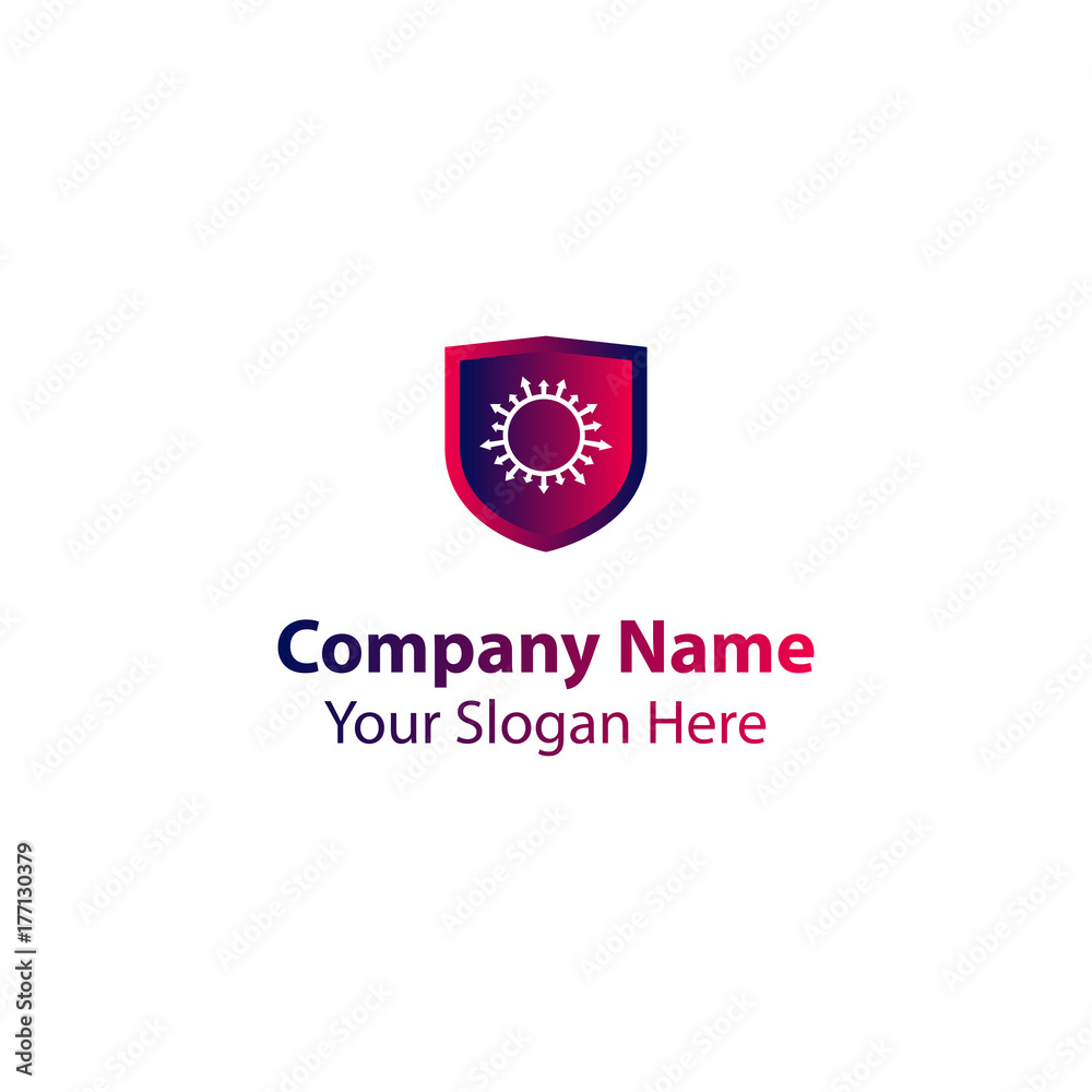 Shield logo design Shield logo design