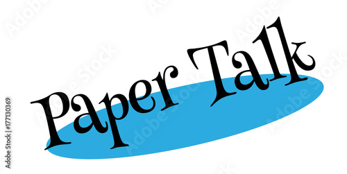 Paper Talk rubber stamp. Grunge design with dust scratches. Effects can be easily removed for a clean, crisp look. Color is easily changed.