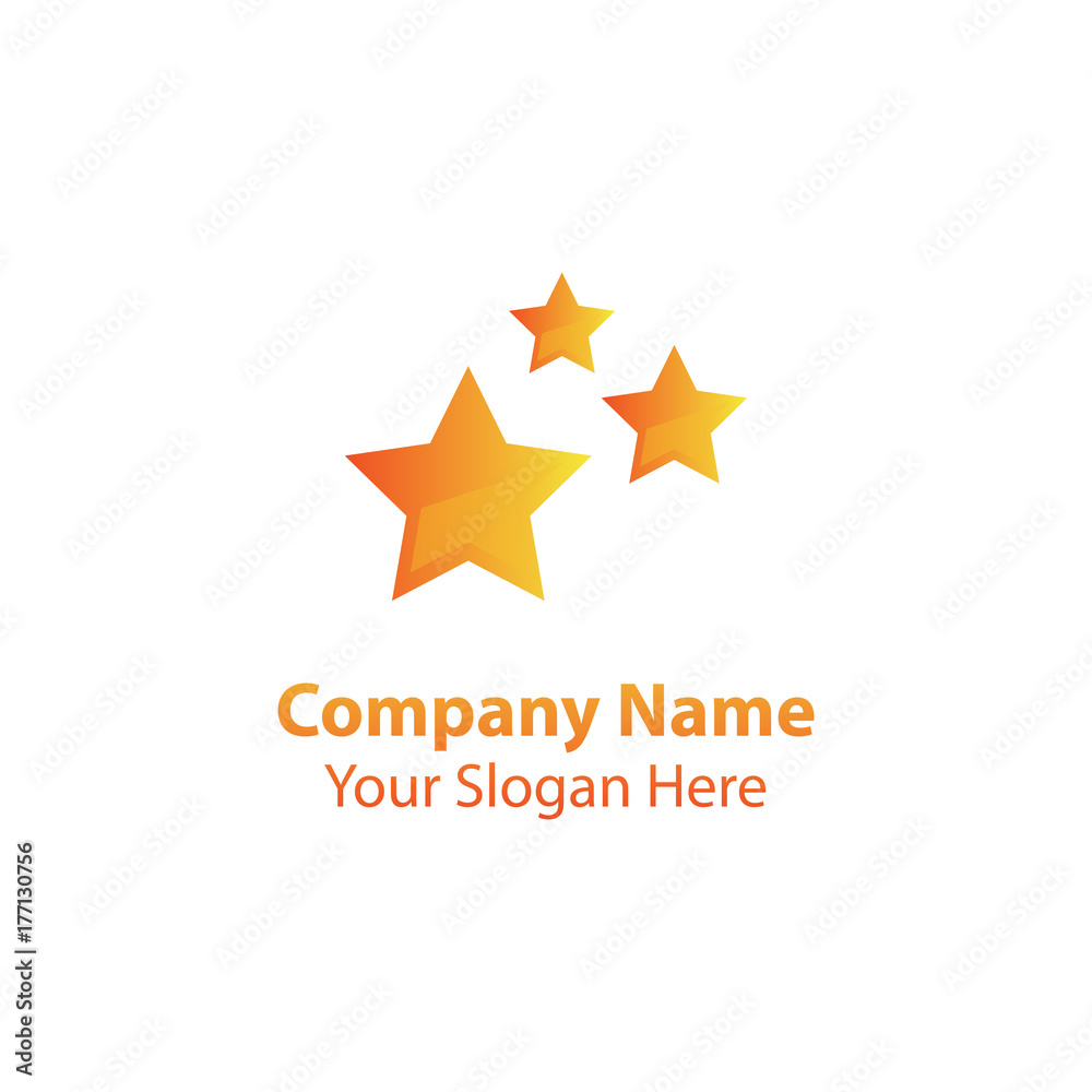 Obraz premium Star logo design