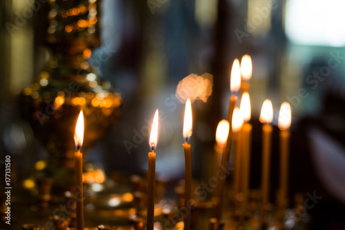 Church candles © mischenko
