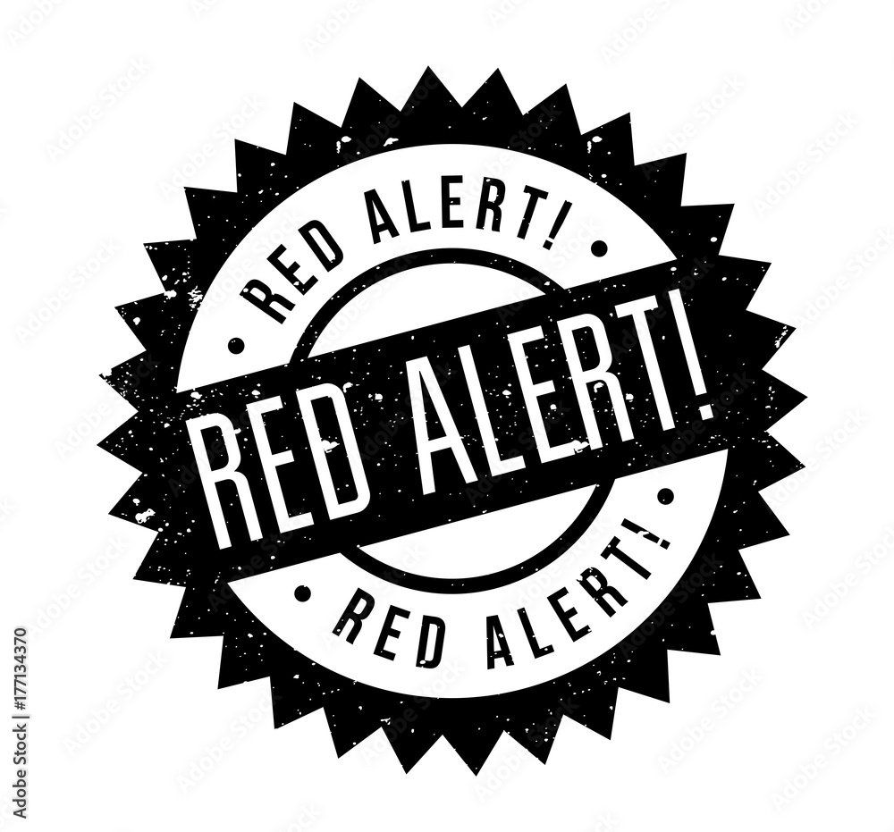Red Alert rubber stamp. Grunge design with dust scratches. Effects can be easily removed for a clean, crisp look. Color is easily changed. Red Alert rubber stamp. Grunge design with dust scratches. Effects can be easily removed for a clean, crisp look. Color is easily changed.