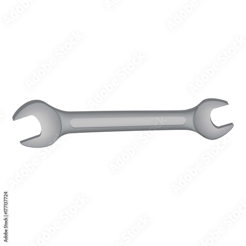 Spanner icon, realistic style