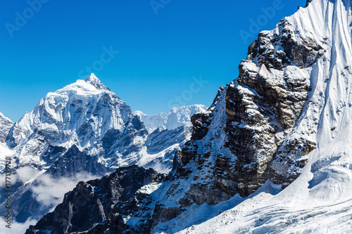 Snowy mountains of the Himalayas © gorov