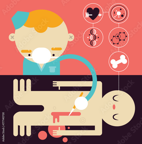 Surgeon at the Operating Table